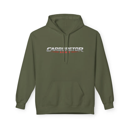 Hoodie - "Carburetor Army" Minimal Logo Pullover
