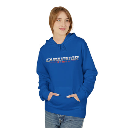 Hoodie - "Carburetor Army" Minimal Logo Pullover