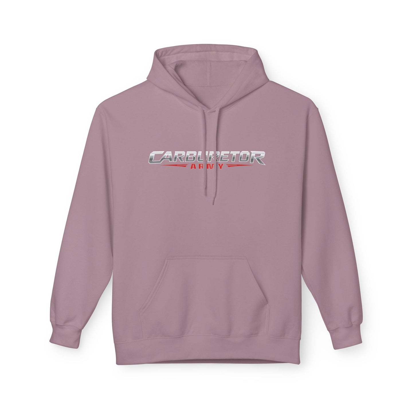 Hoodie - "Carburetor Army" Minimal Logo Pullover