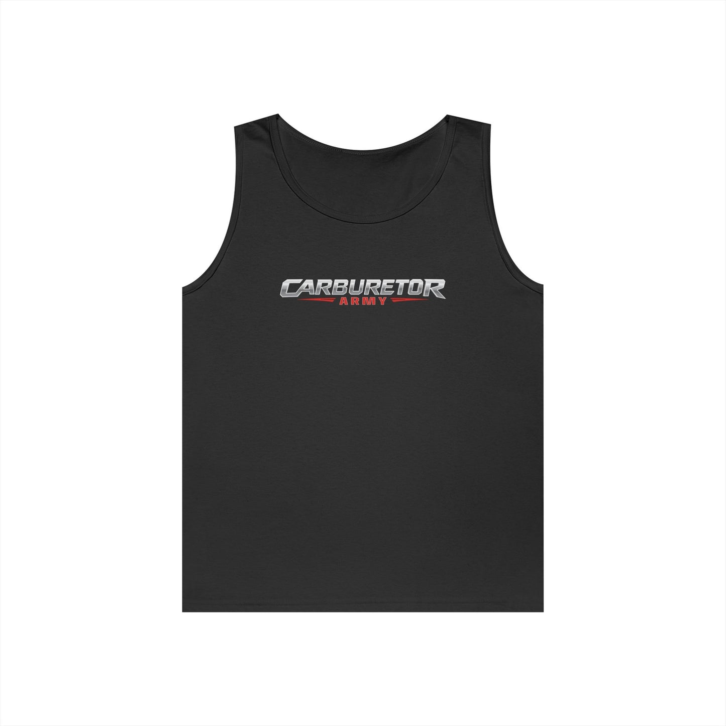 Carburetor Remix Tank Top — Minimalist Retro Racing Logo Tank