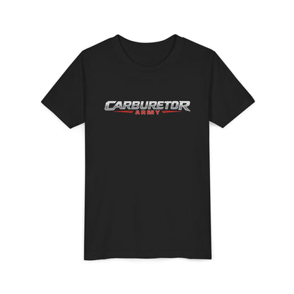 Youth Tee — "Carburetor Army" Racing Logo Shirt