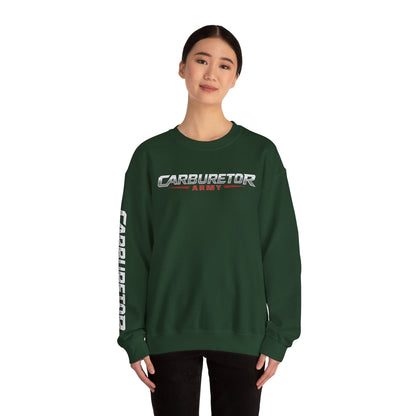 Crewneck Sweatshirt — “caburetor army”