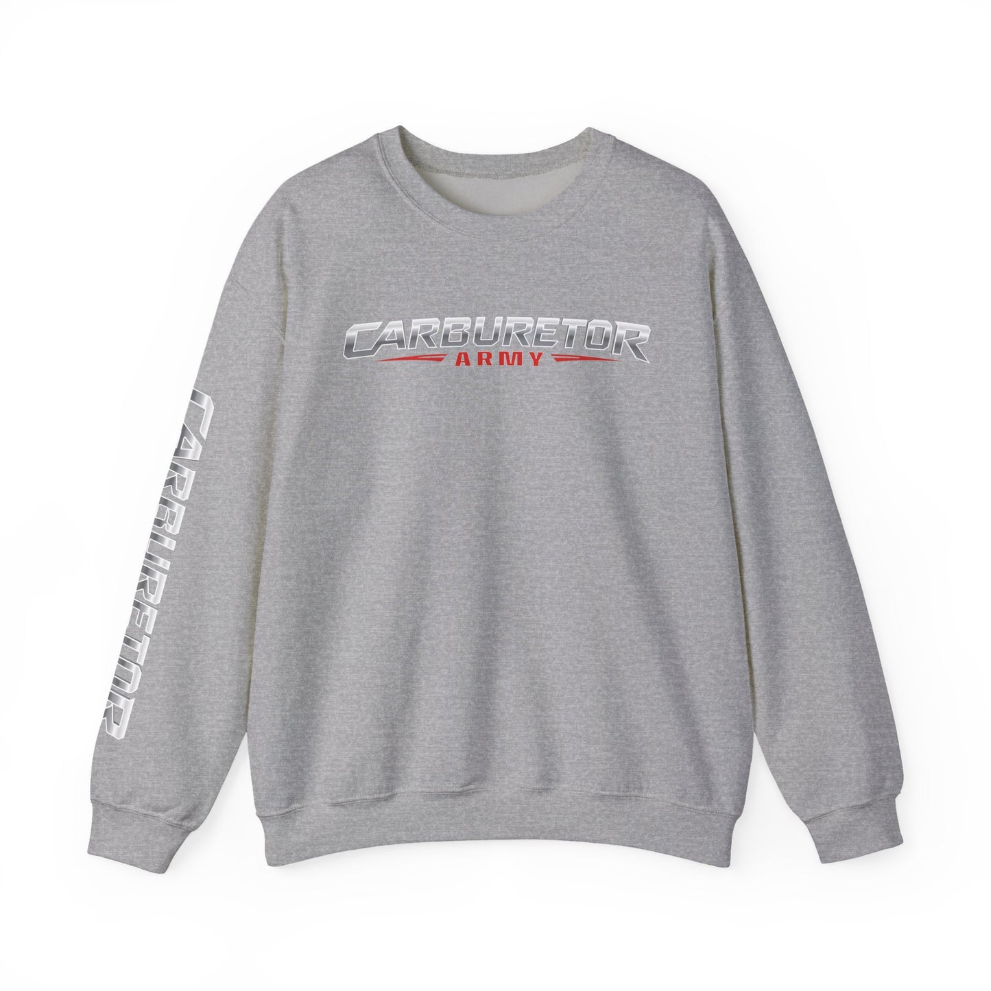 Crewneck Sweatshirt — “caburetor army”