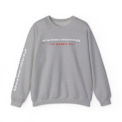 Crewneck Sweatshirt — “caburetor army”