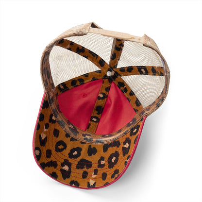 Women's Washed Mesh-Back Cap with pony tail hole