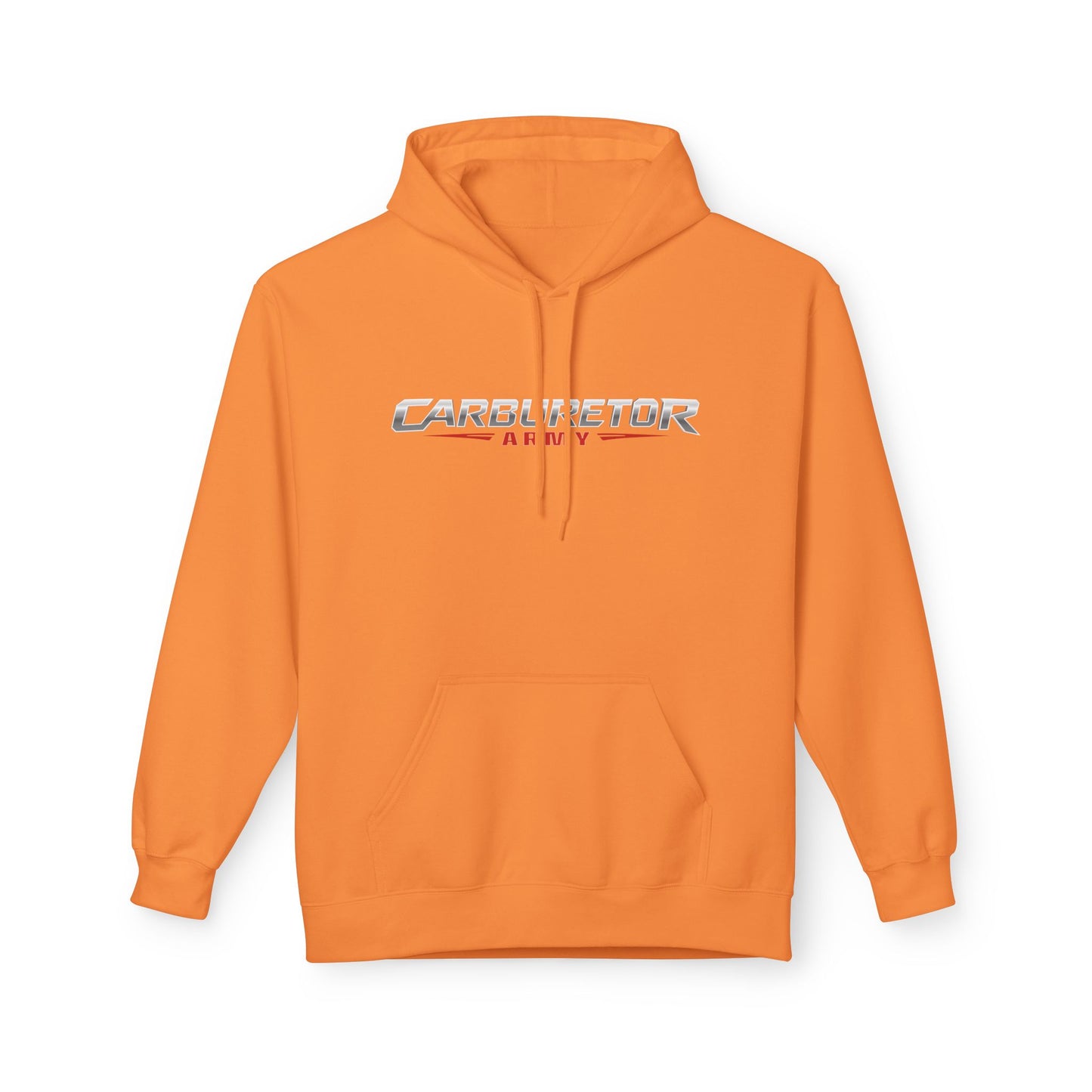 Hoodie - "Carburetor Army" Minimal Logo Pullover