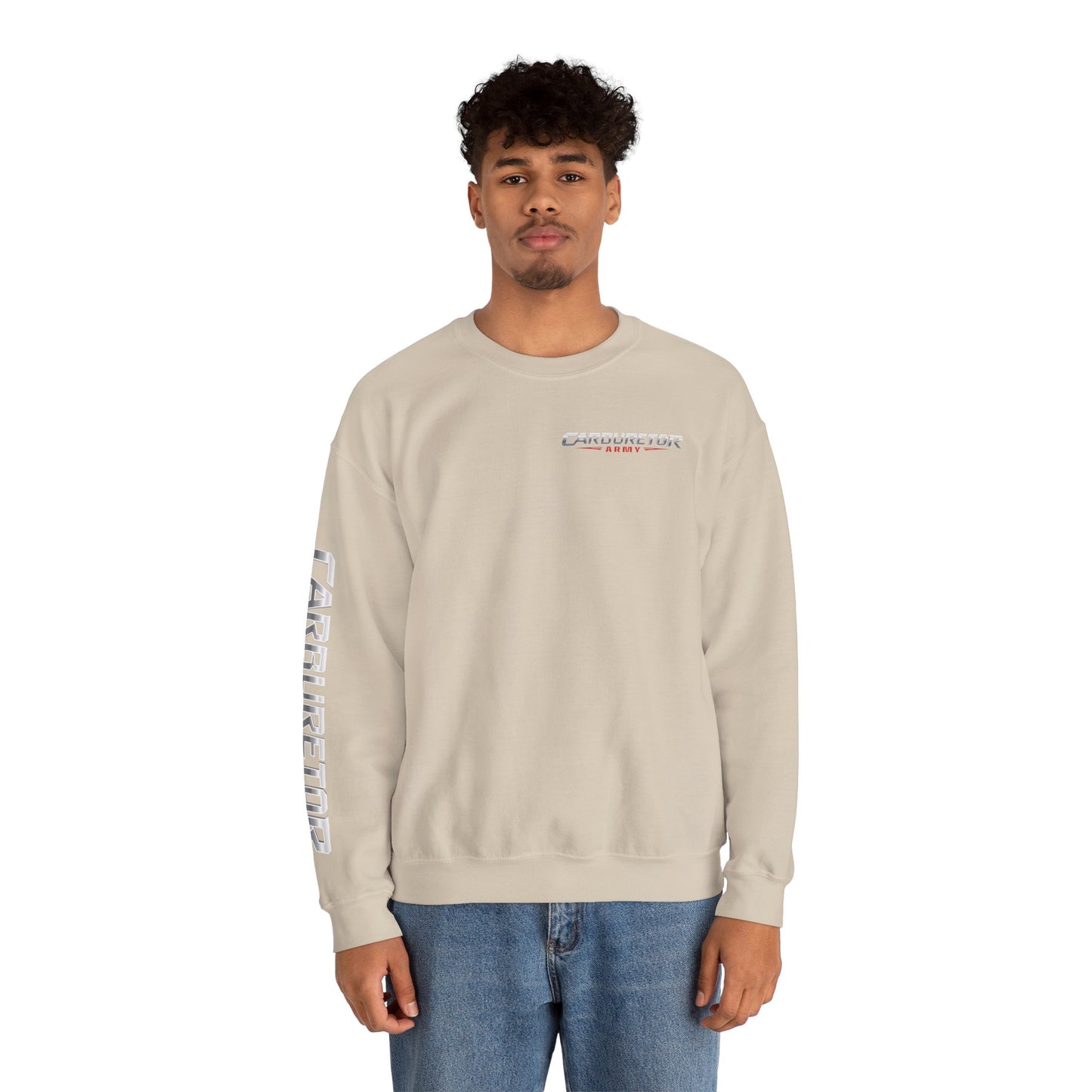 Crewneck Sweatshirt — “Choke On It” Bold Back Graphic