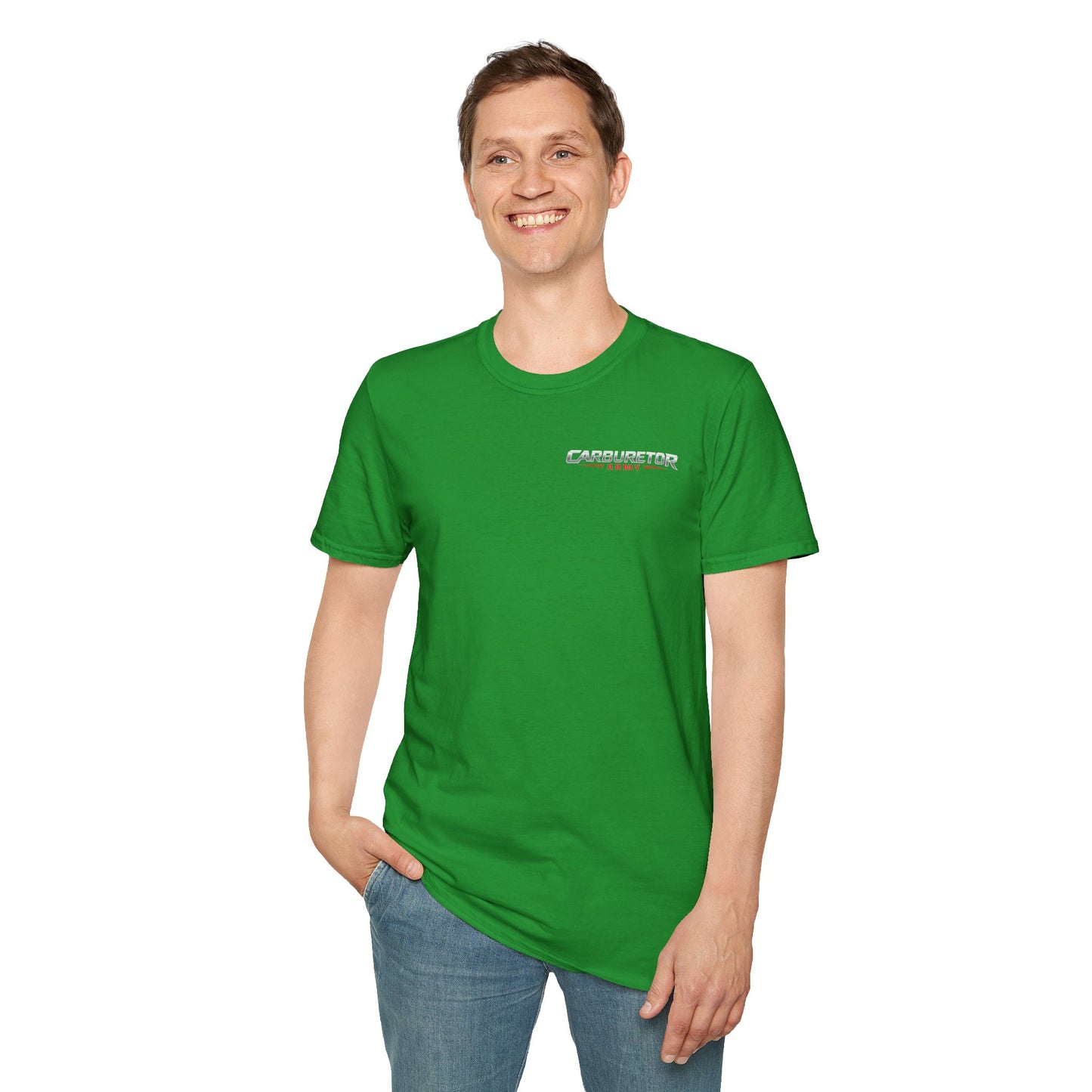 "Carburetor Army Choke on it" Performance Racing Tee