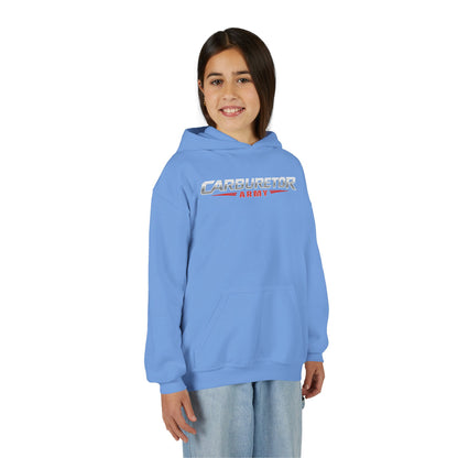 Youth Hoodie — "Carburetor Army" Logo Pullover