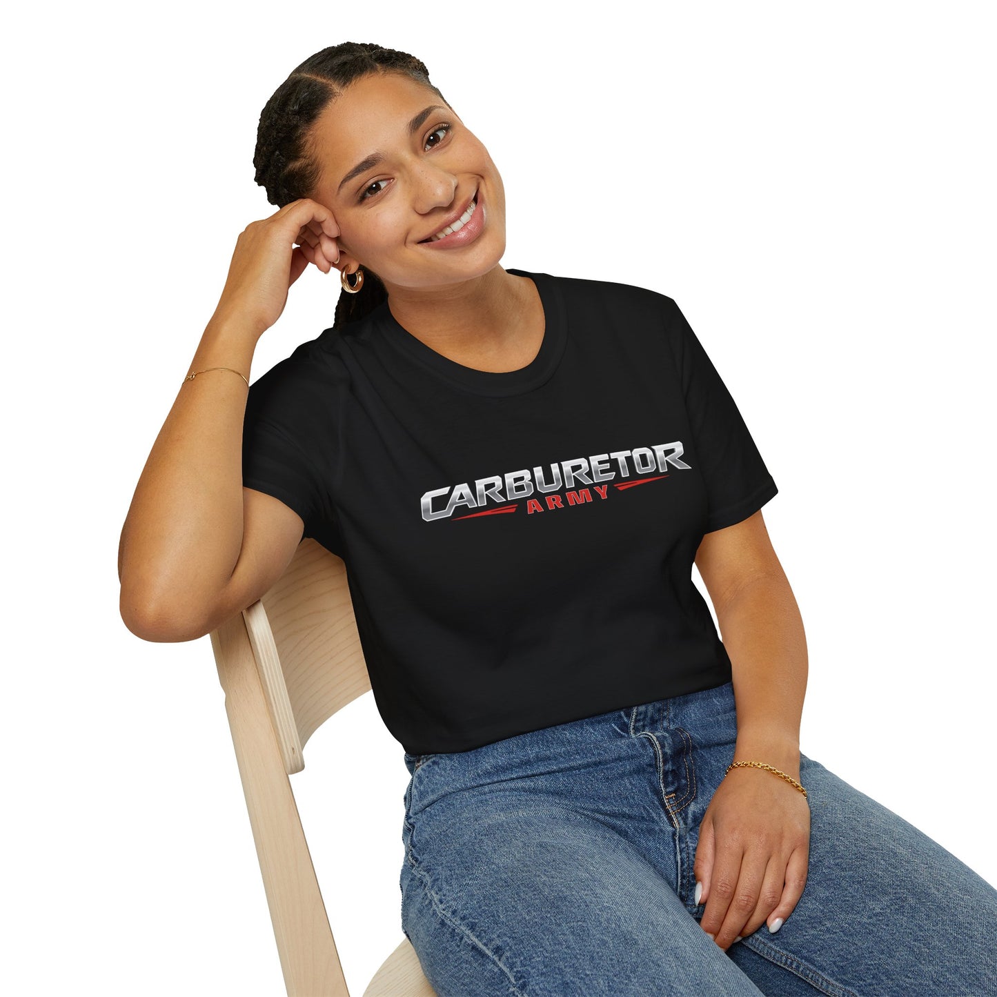 T-Shirt — "Carburetor Army" Performance Racing Tee
