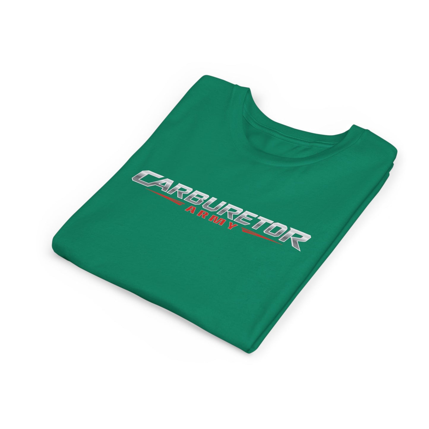 Youth Tee — "Carburetor Army" Racing Logo Shirt