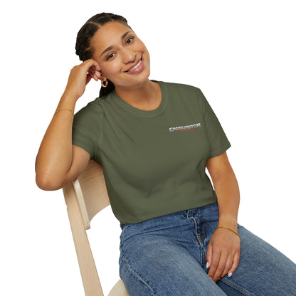 "Carburetor Army Choke on it" Performance Racing Tee