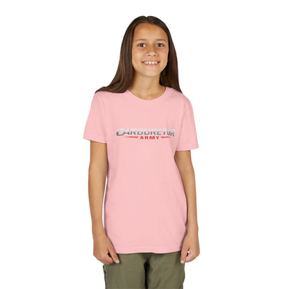 Youth Tee — "Carburetor Army" Racing Logo Shirt