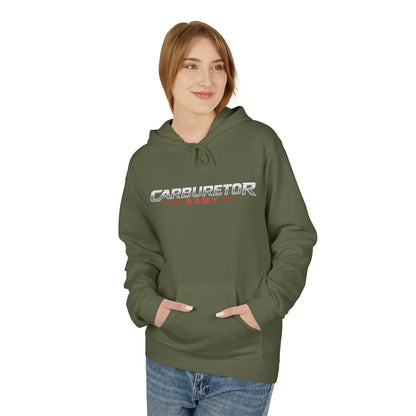 Hoodie - "Carburetor Army" Minimal Logo Pullover