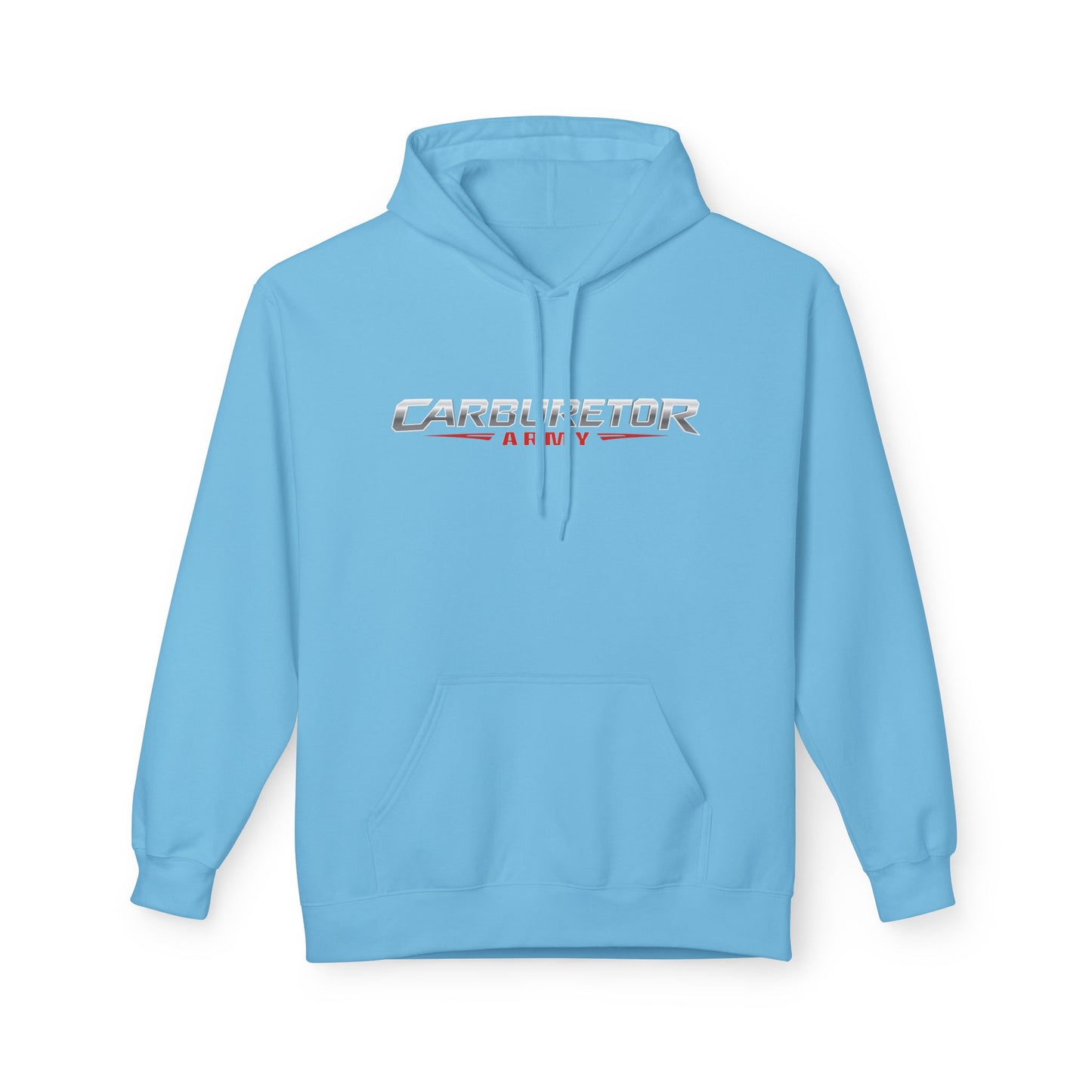 Hoodie - "Carburetor Army" Minimal Logo Pullover