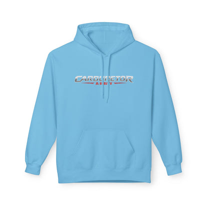 Hoodie - "Carburetor Army" Minimal Logo Pullover