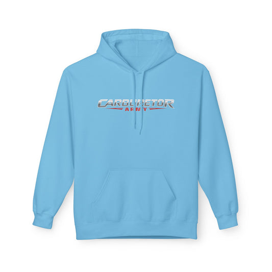 Hoodie - "Carburetor Army" Minimal Logo Pullover