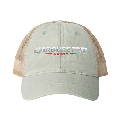Women's Washed Mesh-Back Cap with pony tail hole