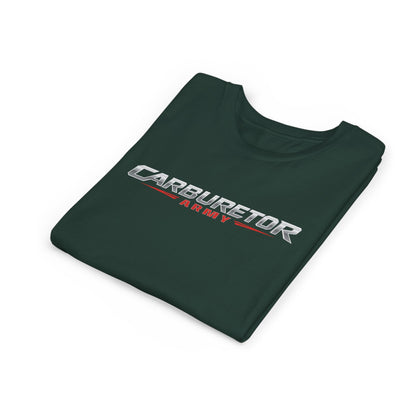 Youth Tee — "Carburetor Army" Racing Logo Shirt