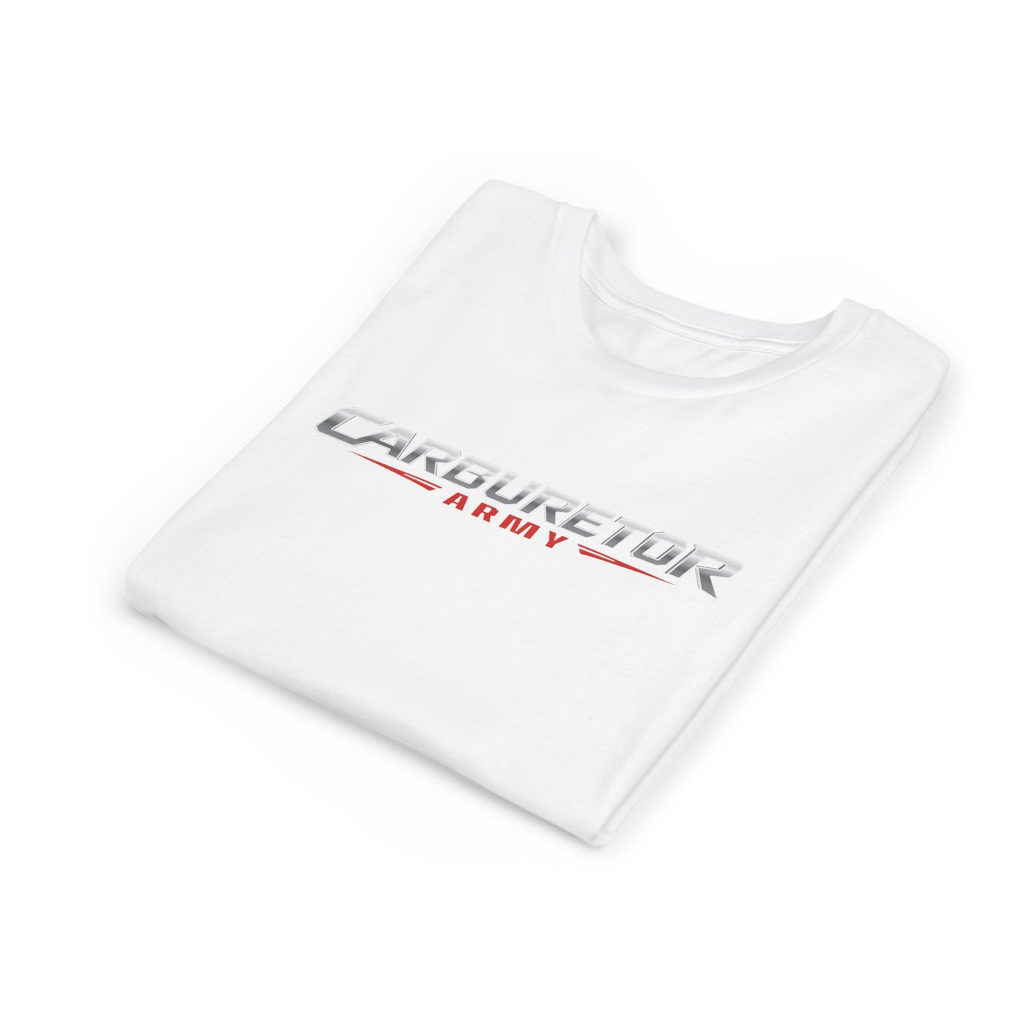 Youth Tee — "Carburetor Army" Racing Logo Shirt
