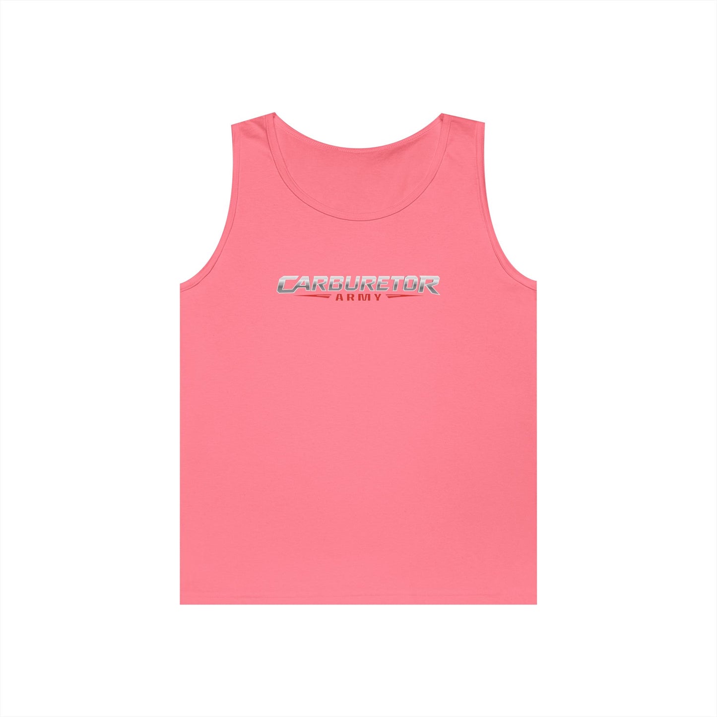 Carburetor Remix Tank Top — Minimalist Retro Racing Logo Tank