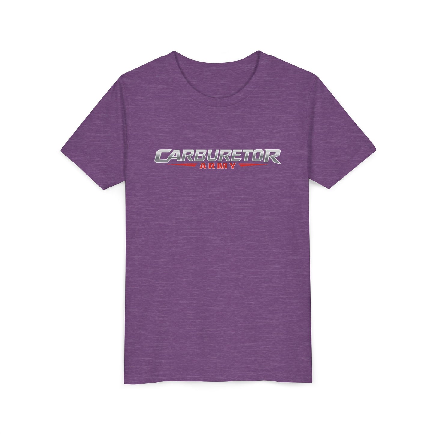 Youth Tee — "Carburetor Army" Racing Logo Shirt