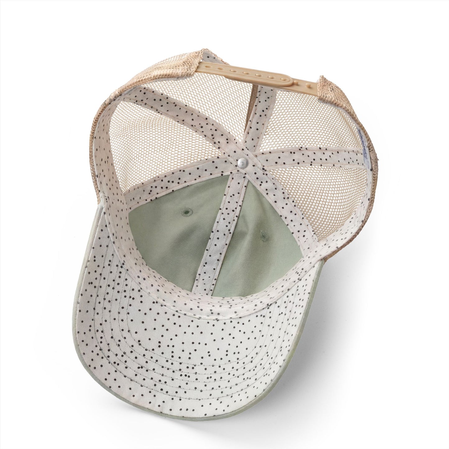 Women's Washed Mesh-Back Cap with pony tail hole