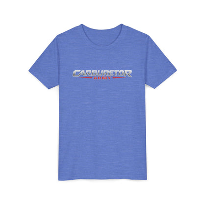 Youth Tee — "Carburetor Army" Racing Logo Shirt