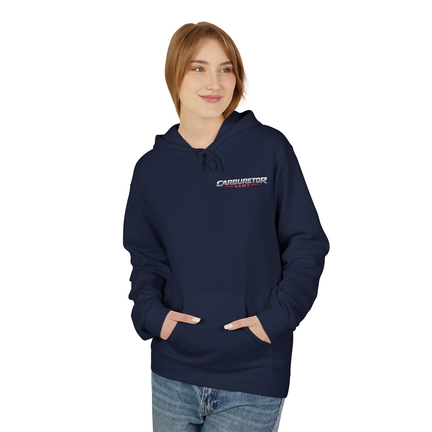 "Carburetor Army Choke on it" Minimal Logo Pullover