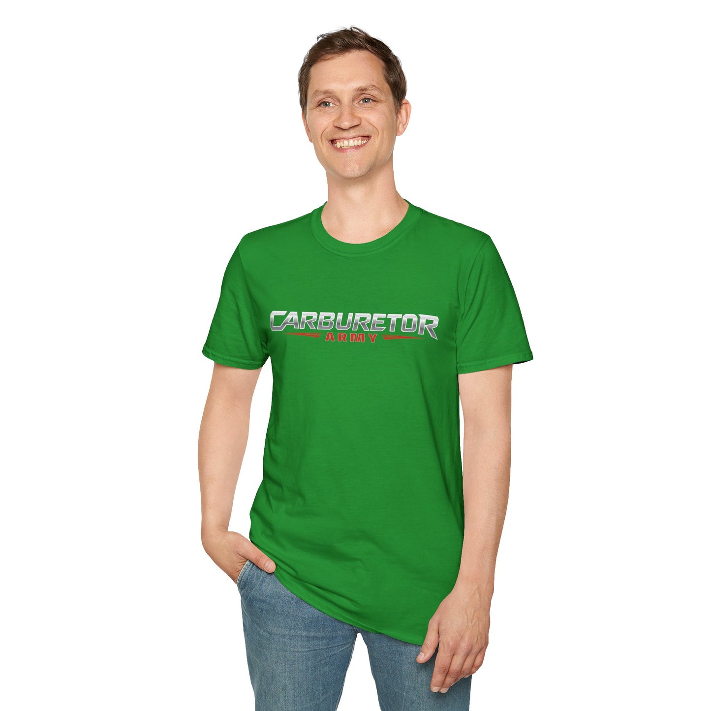 T-Shirt — "Carburetor Army" Performance Racing Tee