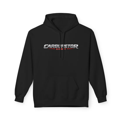 Hoodie - "Carburetor Army" Minimal Logo Pullover