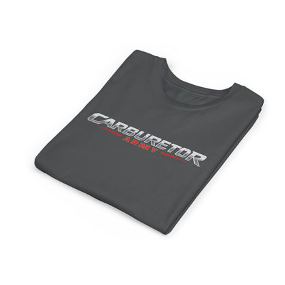 Youth Tee — "Carburetor Army" Racing Logo Shirt