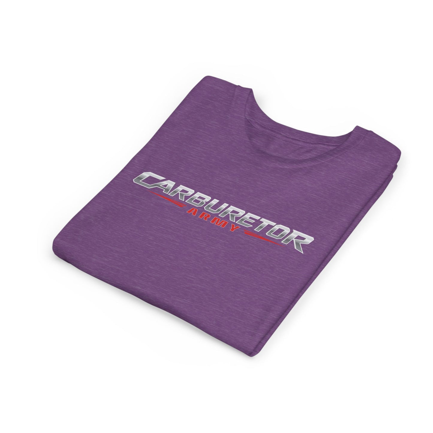 Youth Tee — "Carburetor Army" Racing Logo Shirt