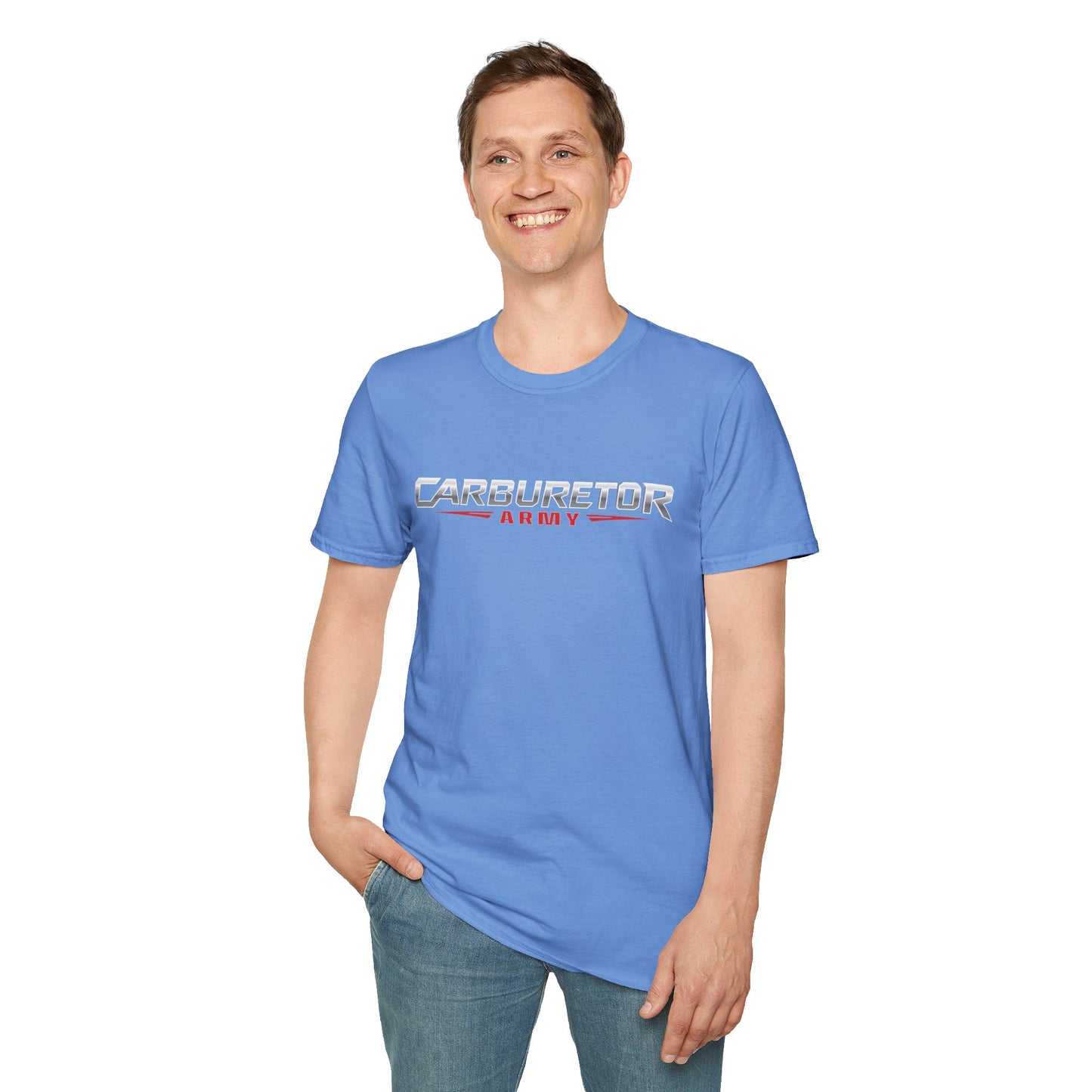 T-Shirt — "Carburetor Army" Performance Racing Tee
