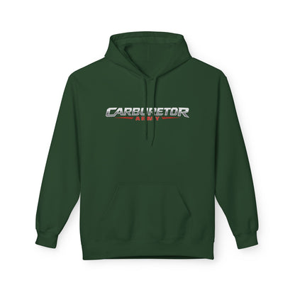 Hoodie - "Carburetor Army" Minimal Logo Pullover