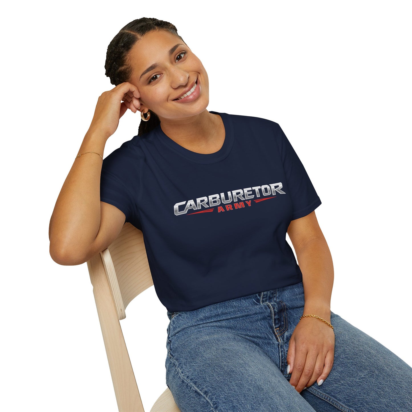 T-Shirt — "Carburetor Army" Performance Racing Tee