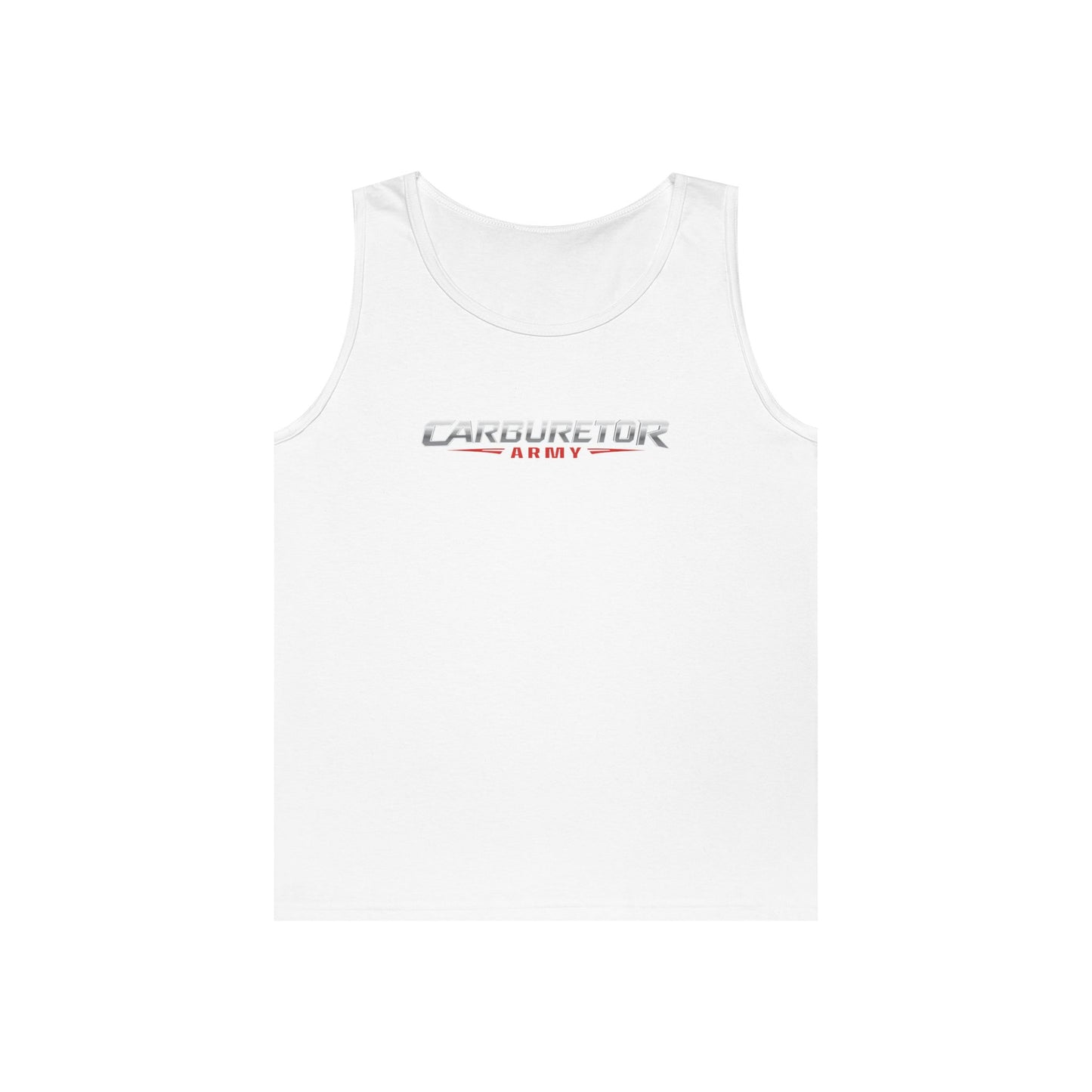 Carburetor Remix Tank Top — Minimalist Retro Racing Logo Tank