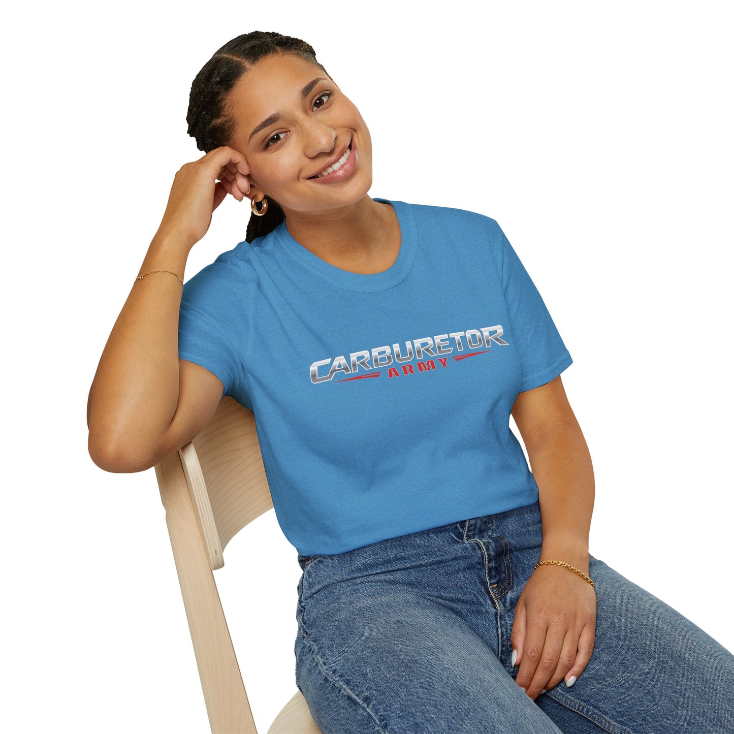 T-Shirt — "Carburetor Army" Performance Racing Tee