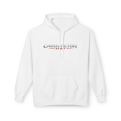 Hoodie - "Carburetor Army" Minimal Logo Pullover