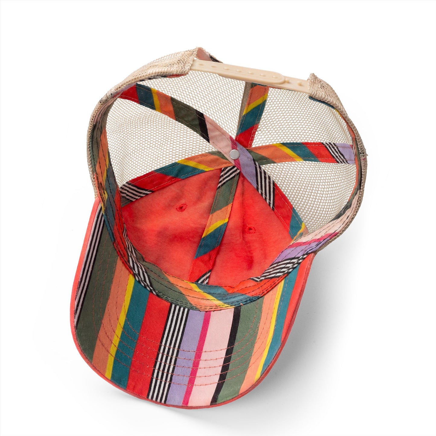 Women's Washed Mesh-Back Cap with pony tail hole