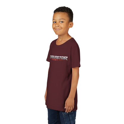 Youth Tee — "Carburetor Army" Racing Logo Shirt