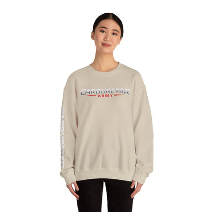 Crewneck Sweatshirt — “caburetor army”