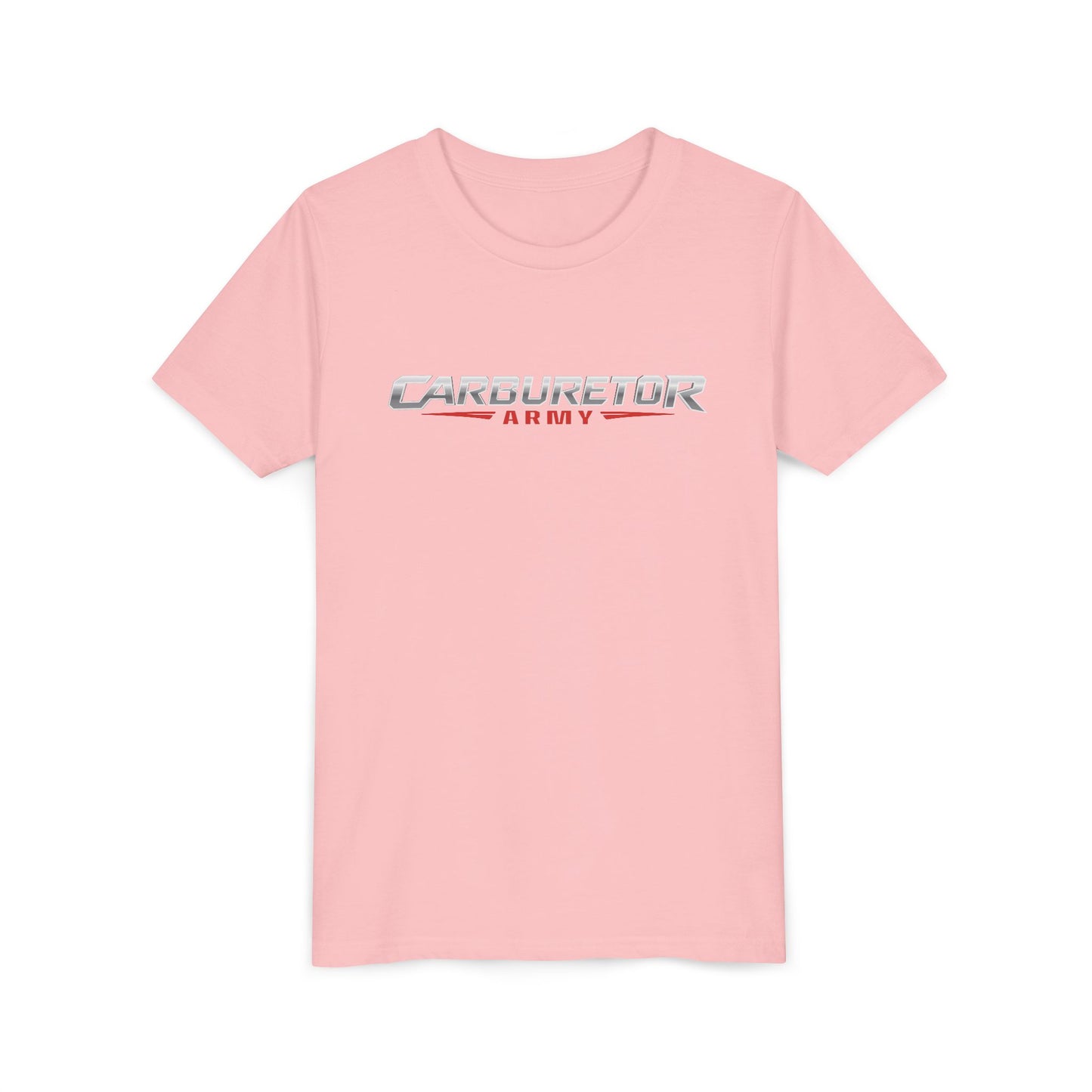 Youth Tee — "Carburetor Army" Racing Logo Shirt