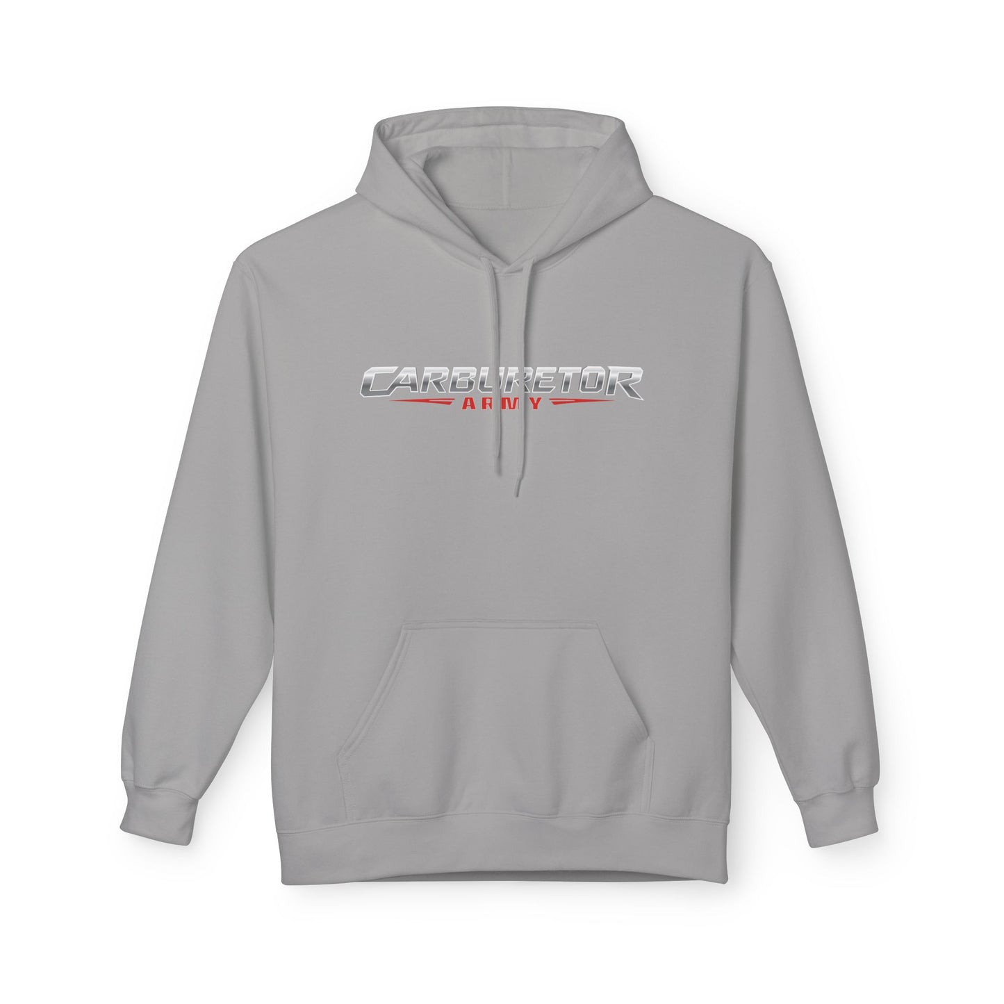 Hoodie - "Carburetor Army" Minimal Logo Pullover