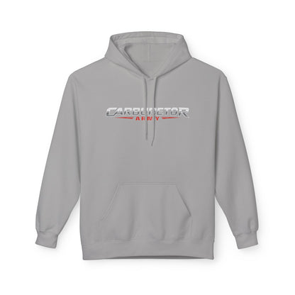 Hoodie - "Carburetor Army" Minimal Logo Pullover