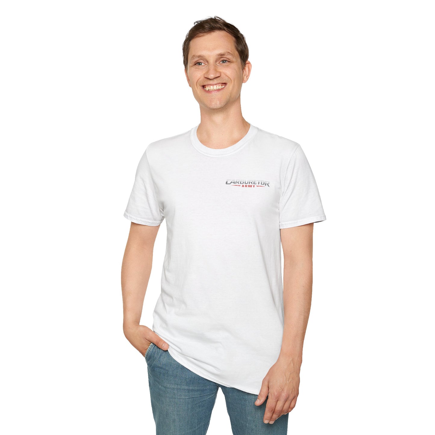 "Carburetor Army Choke on it" Performance Racing Tee