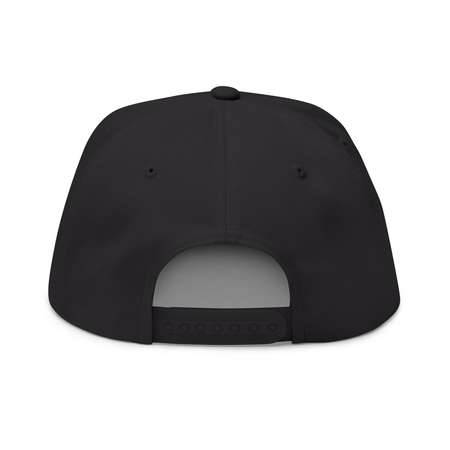 Flat Bill Cap — "Carburetor Army" Embroidered Snapback Hat