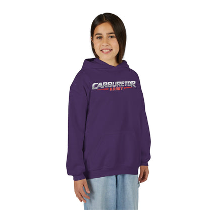 Youth Hoodie — "Carburetor Army" Logo Pullover