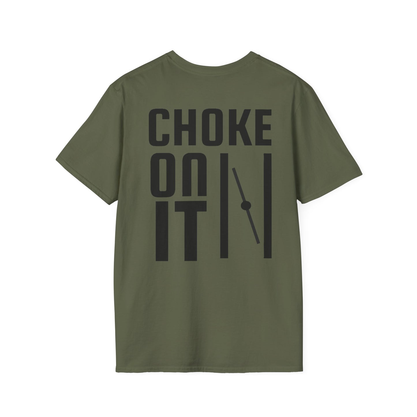 "Carburetor Army Choke on it" Performance Racing Tee
