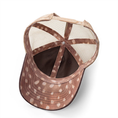 Women's Washed Mesh-Back Cap with pony tail hole